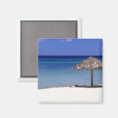 Malmok Beach, Aruba, Niederländische Antillen Magnet (Vorderseite/Rückseite)