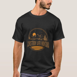Malmstrom Afb Montana Mountain Print T-Shirt