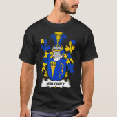 Maloney Coat of Arms Familienwappen T-Shirt (Vorderseite)