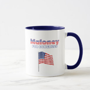 Maloney für Kongress-patriotische amerikanische Tasse
