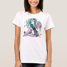 "Malory" niedliche Tätowierungs-violette T-Shirt
