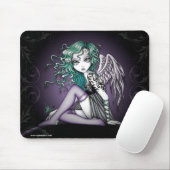 Malory niedlicher kleiner Tätowierungs-Engel Mousepad (Mit Mouse)
