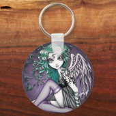 Malory Violet Tattoo Angel Schlüsselanhänger (Vorderseite)
