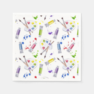 Malparty Papiertücher, Kunst Geburtstagsfeier Serviette