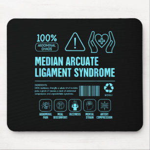 Mals-Bewusstsein Median Arcuate Ligament Syndrom Mousepad