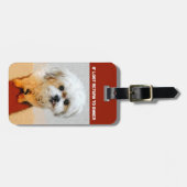 Malshi Dog Doppelseitiger Gepäckanhänger (Vorderseite horizontal)