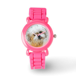 Malshi Dog Pink Armbanduhr