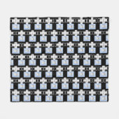 Malshi Fleece Blanket mit Text (Vorderseite (Horizontal))