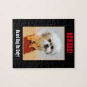 Malshi Funny Guard Dog Jigsaw Puzzle (Horizontal)