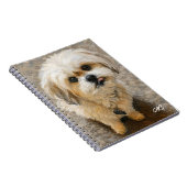 Malshi-Hund Notizbuch Notizblock (Rechte Seite)