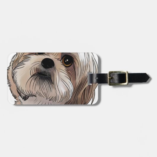 Malshi Mal-shi Gepäckanhänger (Vorderseite horizontal)