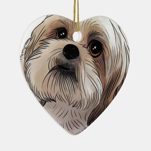 Malshi Mal-shi Keramik Ornament (Rechts)