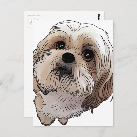 Malshi Mal-shi Postkarte (Vorne/Hinten)