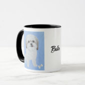 Malshi-Malbuch-Tasse mit Text Tasse (Vorderseite Links)