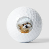 Malshi mit Text-Golf-Balls Golfball (Vorderseite)