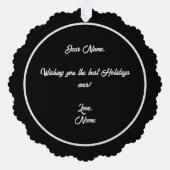 Malshi Paper Ornament Card Karte (Rückseite)