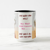 Malshi sagt, was Sie eine zweitönige Tasse wollen (Zentrum)