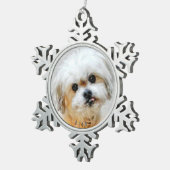 Malshi Snowflake Schneeflocken Zinn-Ornament (Rechts)