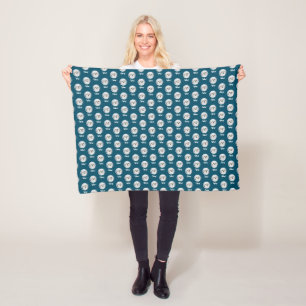 Malshi Turquoise Fleecedecke