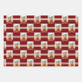 Malshi Weihnachtspapier Bogen Geschenkpapier Set (Vorderseite)