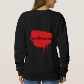Malt die Stadt rot Sweatshirt (Rückseite)