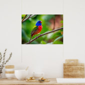 Malt geklebtes Bunting Poster (Küche)