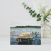 Malt von Footbridge im Wasser. Fluss Havel. Postkarte (Stehend Vorderseite)