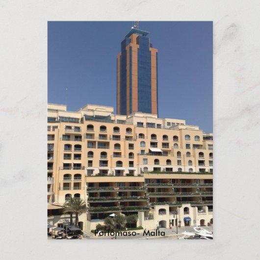 Malta 2008 015, Portomaso- Malta Postkarte (Vorderseite)