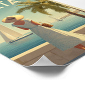 Malta 50er Jahre Vintage Poster (Ecke)