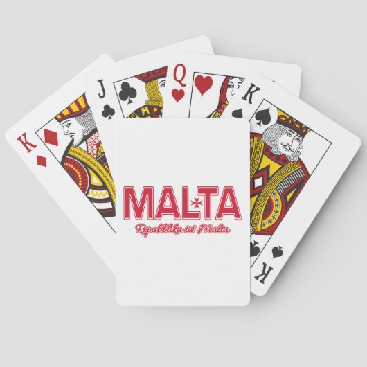 MALTA benutzerdefinierte Spielkarten (Rückseite)