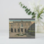 Malta - Bibliothek, Vintag Postkarte (Stehend Vorderseite)