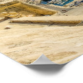 Malta Birgu Waterfront Fort St. Angelo Vittoriosa Poster (Ecke)