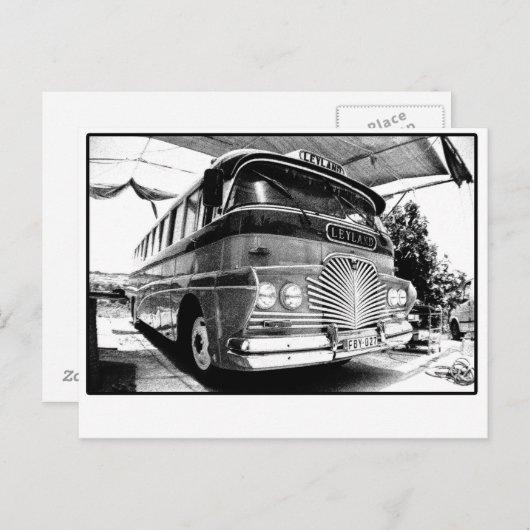 Malta Bus Postkarte (Vorne/Hinten)