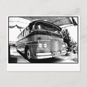 Malta Bus Postkarte