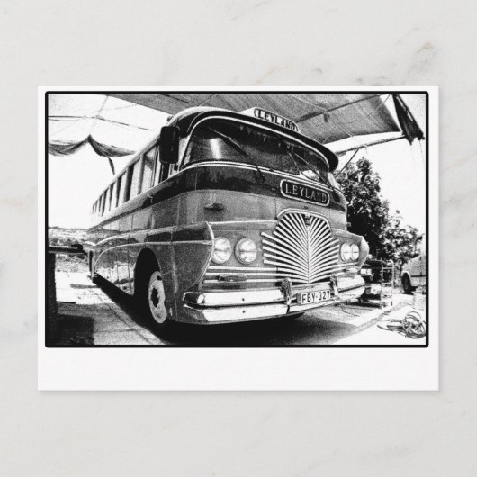 Malta Bus Postkarte (Vorderseite)