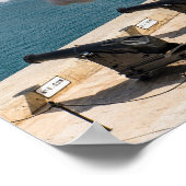 Malta Cannon Fire Saluting Battery Valletta Poster (Ecke)