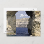 Malta Coast Postkarte (Vorne/Hinten)