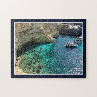 Malta Comino Blue Lagoon Türkis Blue Water Puzzle