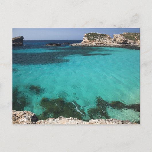 Malta, Comino Island, die Blaue Lagune Postkarte (Vorderseite)