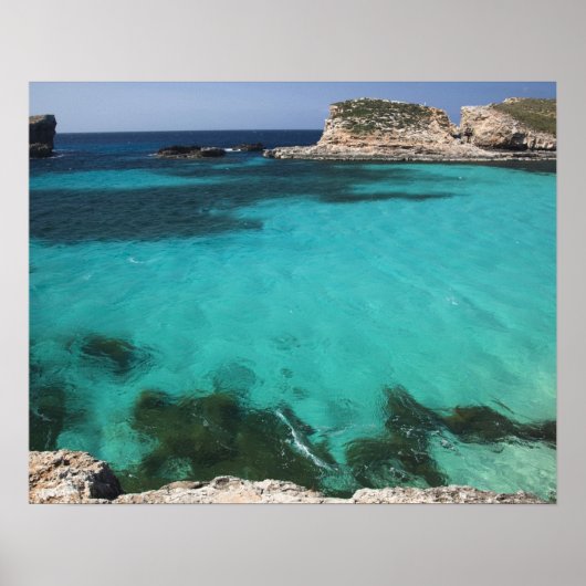 Malta, Comino Island, The Blue Lagoon Poster (Vorne)
