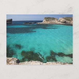 Malta, Comino Island, The Blue Lagoon Postkarte