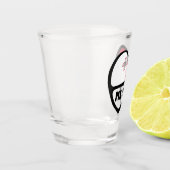 Malta Country Code Flag Herz, MLT Schnapsglas (Links)