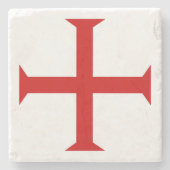 Malta des templar Ritter-roten Kreuzes teutonic Steinuntersetzer (Vorderseite)