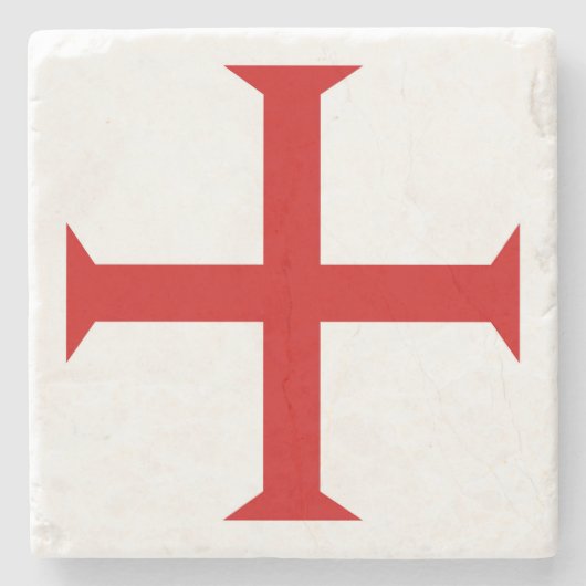Malta des templar Ritter-roten Kreuzes teutonic Steinuntersetzer (Vorderseite)
