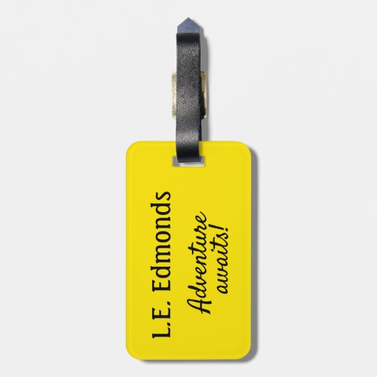 Malta Doppelseitiges Fischerboot Lucky Eye Gepäckanhänger (Rückseite vertikal)