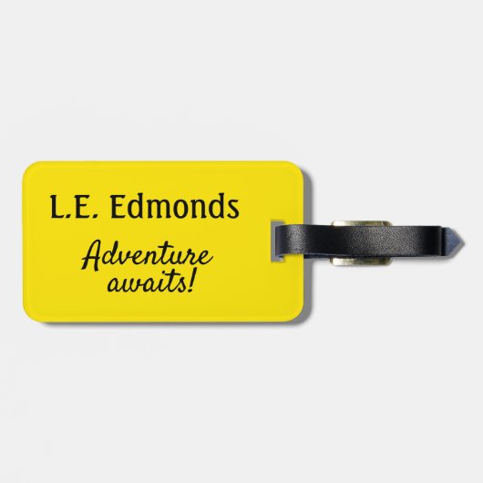 Malta Doppelseitiges Fischerboot Lucky Eye Gepäckanhänger (Rückseite horizontal)