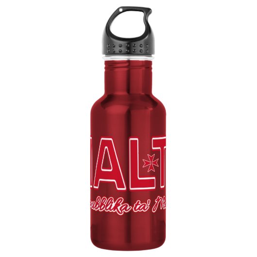 MALTA EDELSTAHLFLASCHE (Vorderseite)