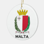 MALTA - Emblem/Wappen/Symbol/Flagge Keramikornament (Links)