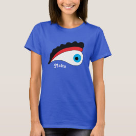 Malta Ferien Fischerboot Auge des Schutzes T-Shirt