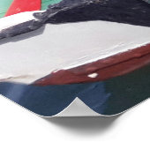 Malta Fischerboote im Hafen Marsaxlokk Poster (Ecke)